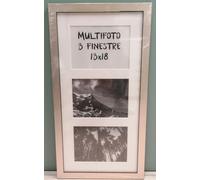 CS - MULTIFOTO A 3 FINESTRE MOD. PARIS CHAMPAGNE CM25x50