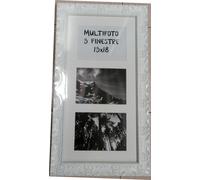 CS - MULTIFOTO SYLVIA BIANCO OPACO CM 25x50 A 3 FINESTRE