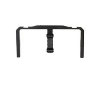 CS PRIORITY Gabbia per telefono universale Smartphone Video Photography Kit con doppia maniglia stabilizzatore (nero)