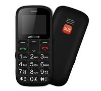 CS181 Telefono Cellulare per Anziani con Tasti Grandi Funzione SOS CS181 Nero 2G