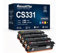 CS331 High Yield Toner Cartridge Replacement for 20N10K0 20N10C0 20N10M0 20N10Y0, Compatible with Lexmark CS331dw CX331adwe CS431dw CX431adwe,with Chip