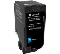 74C2SC0 LEXMARK CS720DE CARTUCCIA DEL TONER CIANO