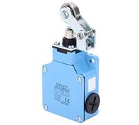 CSA 012 Finecorsa con Rotella Regolabile Acciaio e Plastica IP66 250V 6A AC, 220V 0,3A DC per Macchine Controlli Macchina, Controlli Automatici per Meccanica