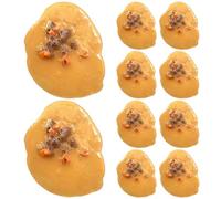 Csafyrt 10 Pezzi Finti Vomito 4 '' TPR Giocattoli Morbidi scherzi realistici roba per Halloween aprile da Giorno di aprile Frigorifero Cucina barrewalk Bar da Pranzo Regalo da sa