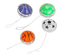 Csafyrt 4pcs yoyo Professionista con Stringa Portatile Grazioso Modello di Palla eduzionale Divertimento Kids yoyo per abilità di flessibilità per Le Mani Lo Sviluppo Dono riflessivo
