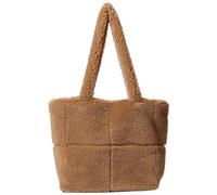 Csafyrt Borsa tote in peluche Borsa semplice in pelliccia di capacità per le donne carina pelliccia sintetica invernale a tracolla im