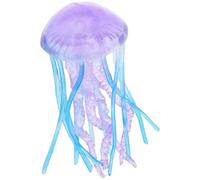 Csafyrt Jellyfish Toy Purple Realistic Falyfish Jellyfish Cognitive Educational Toy Fish for Kids Decorative Pvc Sea Animal Figurine