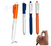 Csafyrt Penna per Pistola ad Acqua 4pcs, Giocattoli per Lo Scherzo della Pistola ad Acqua a Forma di Penna 2 in 1 Punto a Sfera Retrattile Divertente con Funzione di spruzzo per Ufficio Scolastico