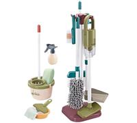Csafyrt Set di Giocattoli per la Pulizia per Bambini Set di Pulizia educativa per Bambini in Modo da Bambino Include Scopa di Polvere per aspirapolvere e Altro Ancora
