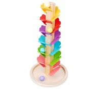 Csafyrt Wooden Marble Run Music Tree Montessori Ball Drop Toy, Educational Ball Run Learning Game Ordining Toying Toy per 4-8 Birthday Boys And Girls Birthday