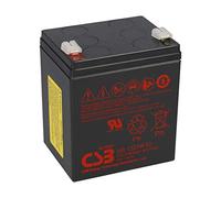 CSB - Batteria al piombo ad alta corrente HR1227 W, 12 V, 6,18 Ah, 27 W, Faston, 6,3 mm, compatibile con NPH5-12, MP1223H, HR1221W HR1225W 12LH-30W UPS ad alta corrente