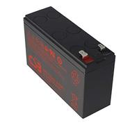 CSB - Batteria al piombo UPS123606 12 Volt 7 Ah AGM 360 Wh, 151 x 51 x 98,3 mm, Faston 4,8 e 6,3 mm, resistente ad alta corrente