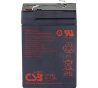 CSB Battery GP645F1 GP 645 Standby USV Batteria al piombo 6 V 4.5 Ah Piombo-AG
