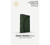 CSB Bibles by H CSB Daily Disciples Bible, Large Print, Olive (Copertina rigida)