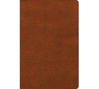 Csb Bibles by H CSB Giant Print Single-Column Bible, Burn (Rilegato in ecopelle)