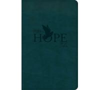 Csb Bibles by H CSB Here's Hope Bible, Dark Teal Leather (Rilegato in ecopelle)