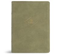 Csb Bibles by H CSB Women's Study Bible, Sage Suedesoft L (Rilegato in ecopelle)