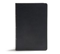 CSB Bibles by H KJV Giant Print Reference Bible, Black Le (Rilegato in ecopelle)