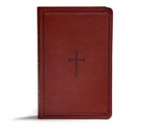 CSB Bibles by H KJV Giant Print Reference Bible, Brown Le (Rilegato in ecopelle)