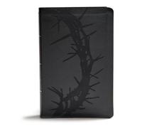 CSB Bibles by H KJV Giant Print Reference Bible, Charcoal (Rilegato in ecopelle)