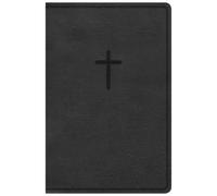 CSB Bibles by Ho KJV Everyday Study Bible, Black LeatherT (Rilegato in ecopelle)