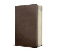 CSB Bibles by Holma CSB Single-Column Compact Bible, Brow (Rilegato in ecopelle)