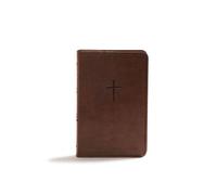 CSB Bibles by H CSB Compact Bible, Brown LeatherTouch, Va (Rilegato in ecopelle)