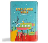 CSB Explorer Bible for Kids, Underwater Adventure Leather (Rilegato in ecopelle)