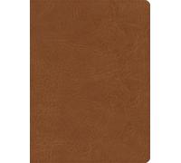 CSB He Reads Truth Bible, Saddle LeatherTouch, Indexed (Rilegato in ecopelle)