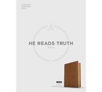 CSB He Reads Truth Bible, Saddle LeatherTouch, Indexed (Rilegato in ecopelle)