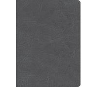CSB He Reads Truth Bible, Smoke LeatherTouch, Indexed (Rilegato in ecopelle)