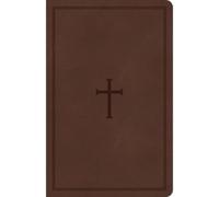 CSB Large Print Personal Size Reference Bible, Brown Leat (Rilegato in ecopelle)