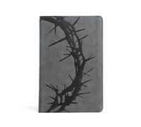 CSB Large Print Personal Size Reference Bible, Charcoal (Rilegato in ecopelle)
