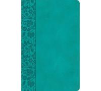 CSB Large Print Personal Size Reference Bible, Teal (Rilegato in ecopelle)