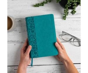 CSB Large Print Personal Size Reference Bible, Teal (Rilegato in ecopelle)