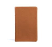 CSB Single-Column Personal Size Bible, Saddle (Rilegato in ecopelle)