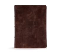 CSB Study Bible: Christian Standard Bible, Brown, Genuine Leather, Faithful and True