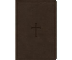 CSB Super Giant Print Reference Bible, Brown (Rilegato in ecopelle)