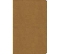 CSB Thinline Reference Bible, Digital Study Edition, Camel LeatherTouch