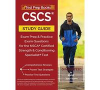CSCS Study Guide: Exam Prep & Practice Exam Questions for the NSCA Certified Strength & Conditioning Specialist Test: Test Prep Books