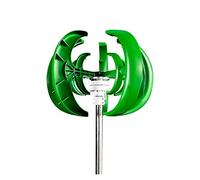 CSDASW 1000W Turbina Eolica 12v 24v Turbina Eolica Ad ASSE Verticale Piccolo Mulino A Vento Banda di Energia Libera Regolatore di Carica MPPT for La Casa(Green,with MPPT Set_24V)