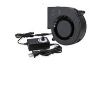 CSDASW 9733 Turbo Ventilatore Centrifugo Ventilatore 12V/24V 97 * 97 * 33mm DC Brushless 97mm Ventilatore Ventole di Raffreddamento for Barbecue Sedile Veicolo(Fan with Controller)