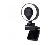 CSDASW HD 13MP1080P 2K 4K Webcam PC Laptop Messa a fuoco automatica Streaming live flessibile con microfono Trasmissione in diretta WithLight 3840x2160 Incontri e streaming(2K AF)