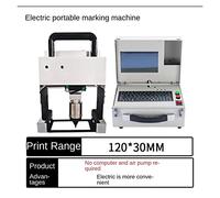 CSDASW Macchina for la marcatura di Aghi elettrici Portatili Plotter for Incisione in Metallo con Piastra in Acciaio Macchina for marcatura e codifica pneumatica(Rot)