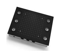 CSDASW Pannello soffione Doccia a LED for Bagno, Set Doccia a Pioggia, deviatore valvola miscelatrice termostatica a Getto Laterale(Shower Head)