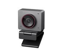 CSDASW Webcam 2-4K for PC con sensore da 1/2", inquadratura AI e messa a fuoco automatica, modalità bellezza, leggera, HDR, webcam microfono Incontri e streaming(Szary)