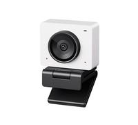 CSDASW Webcam 2-4K for PC con sensore da 1/2", inquadratura AI e messa a fuoco automatica, modalità bellezza, leggera, HDR, webcam microfono Incontri e streaming(White)
