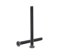 cSeao 12 viti a testa esagonale nere da 5/16-18 x 3-1/4", viti a brugola con una chiave esagonale