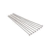 CSFFA 100-200 Pezzi/Lotto 10-70 mm Teste Occhiello Testa Piatta spilli placcati Oro spilli Testa a Sfera for Gioielli reperti creazione Accessori Forniture(Navy_50mm x 200Pcs)
