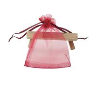 CSFFA 100 pezzi/lotto Sacchetti in organza 5*7 cm, 7*9 cm, 9x12 cm Sacchetti con coulisse for matrimonio natalizio Sacchetti for caramelle Sacchetti regalo for gioielli Confezione espositore(Siam_5x7c
